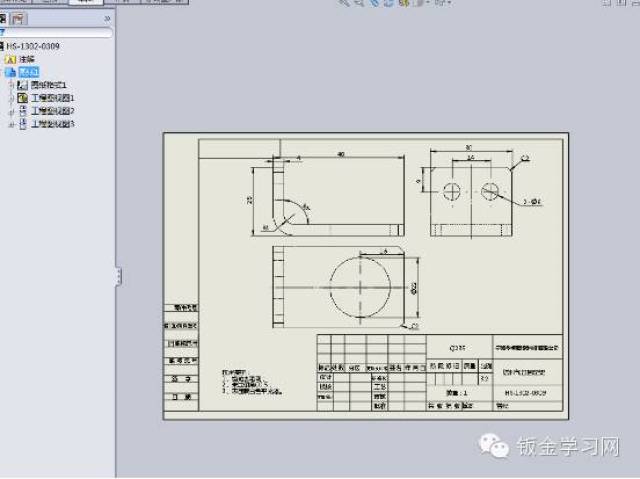 solidworks转为CAD图图片