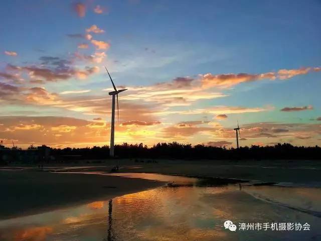 漳浦六鳌风车图片