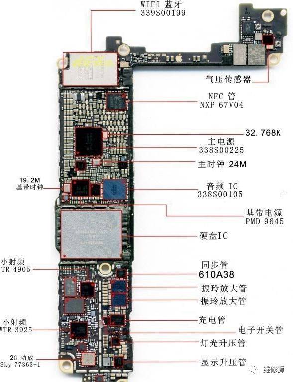 苹果5s换主板教程图解图片