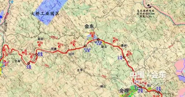 会东县高速公路规划图图片