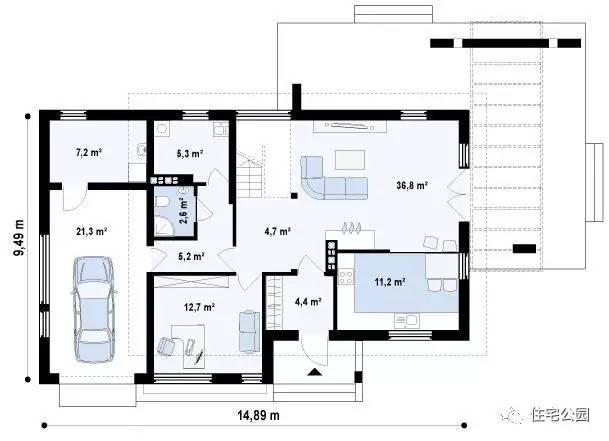 14x9米农村建房图纸图片