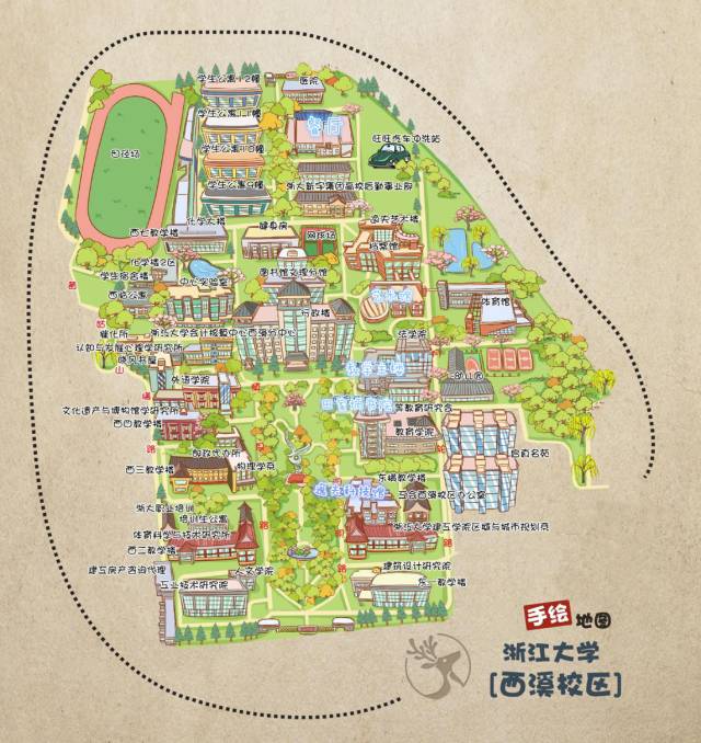 浙江大学平面图高清图片