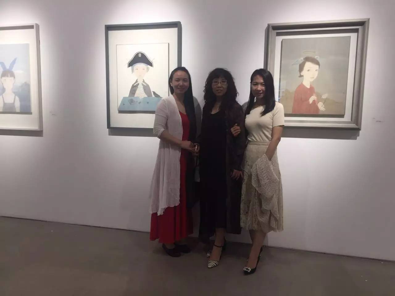 参展艺术家韩佳茜,策展人王东本次展览展出了包括蔡斯斯,陈姗,邓远清