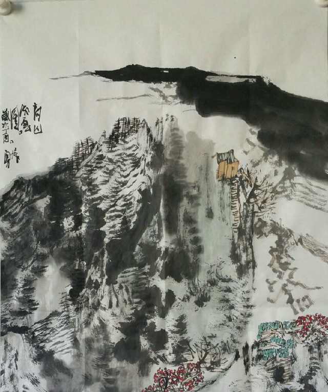 刘怀勇山水画图片