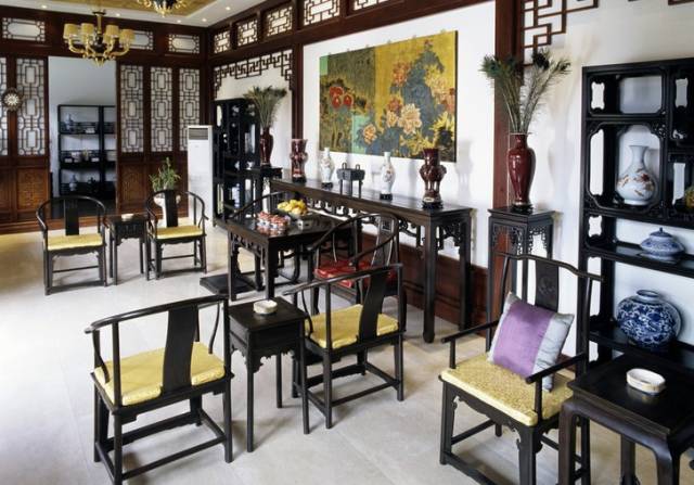 中国古代客厅一般都这样布置 
