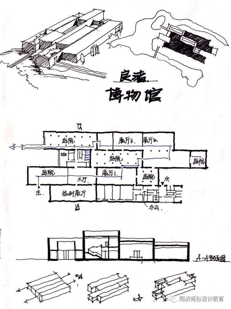 良渚博物院平面图图片