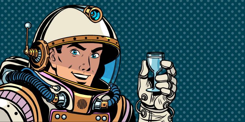 宇航员在太空中能喝酒吗?