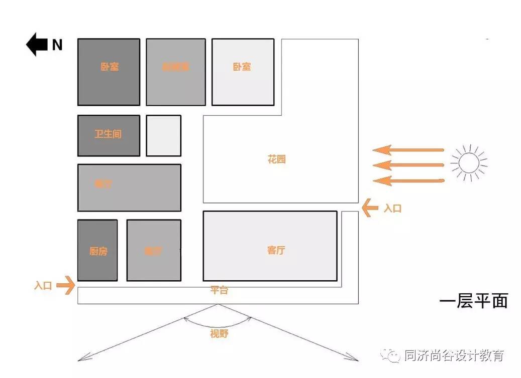 山语间手绘图图片