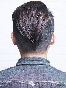 男士发型背面图片
