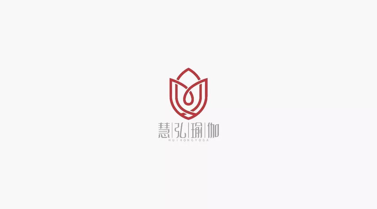 慧弘瑜伽logovi品牌设计