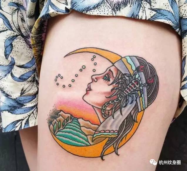 tattoo紋身素材十二星座之天蠍射手座