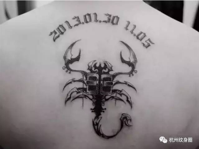 tattoo紋身素材十二星座之天蠍射手座