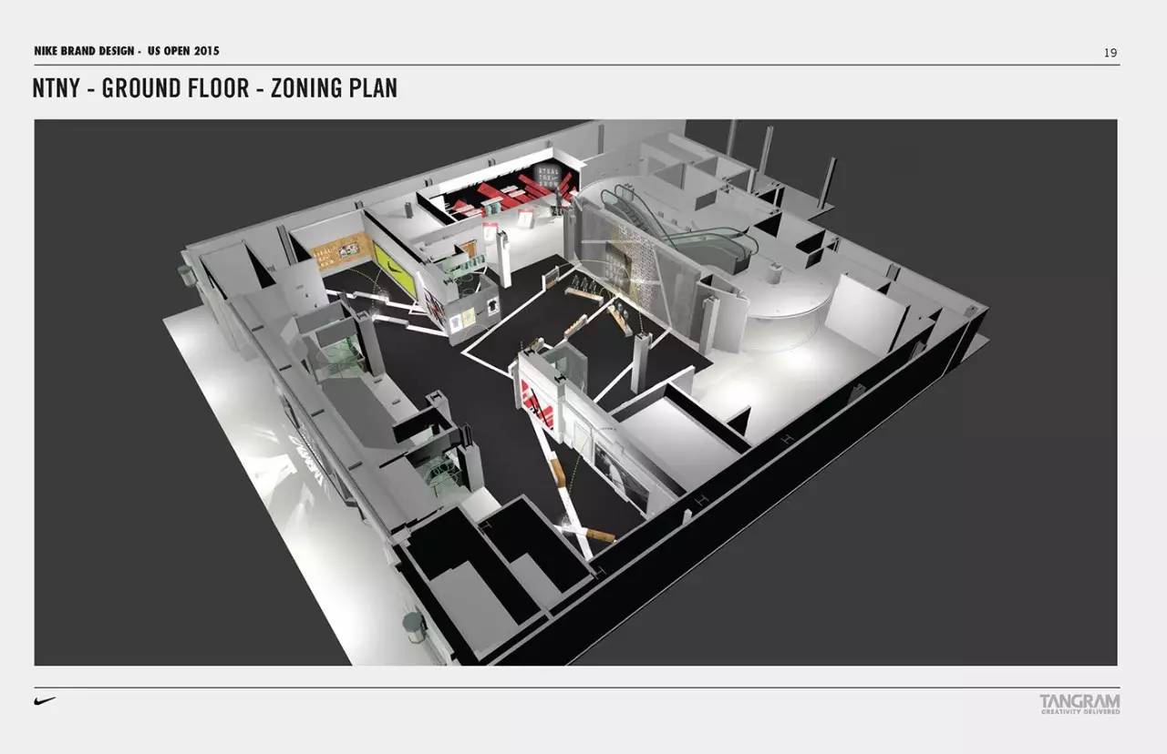 耐克专卖店平面设计图图片
