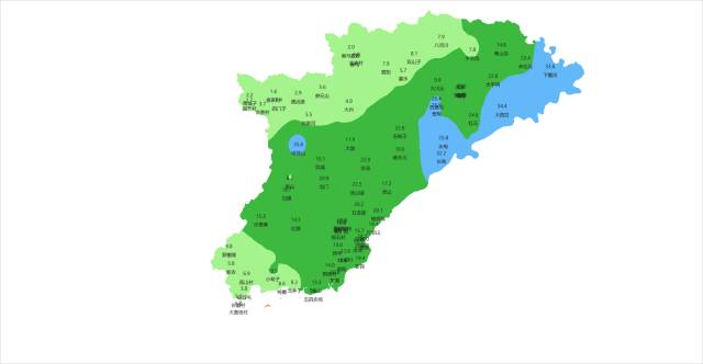 據丹東市氣象臺發佈的統計數據:截止到14日17時,上週(2017年5月8日～5