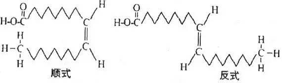 反式脂肪酸结构图片
