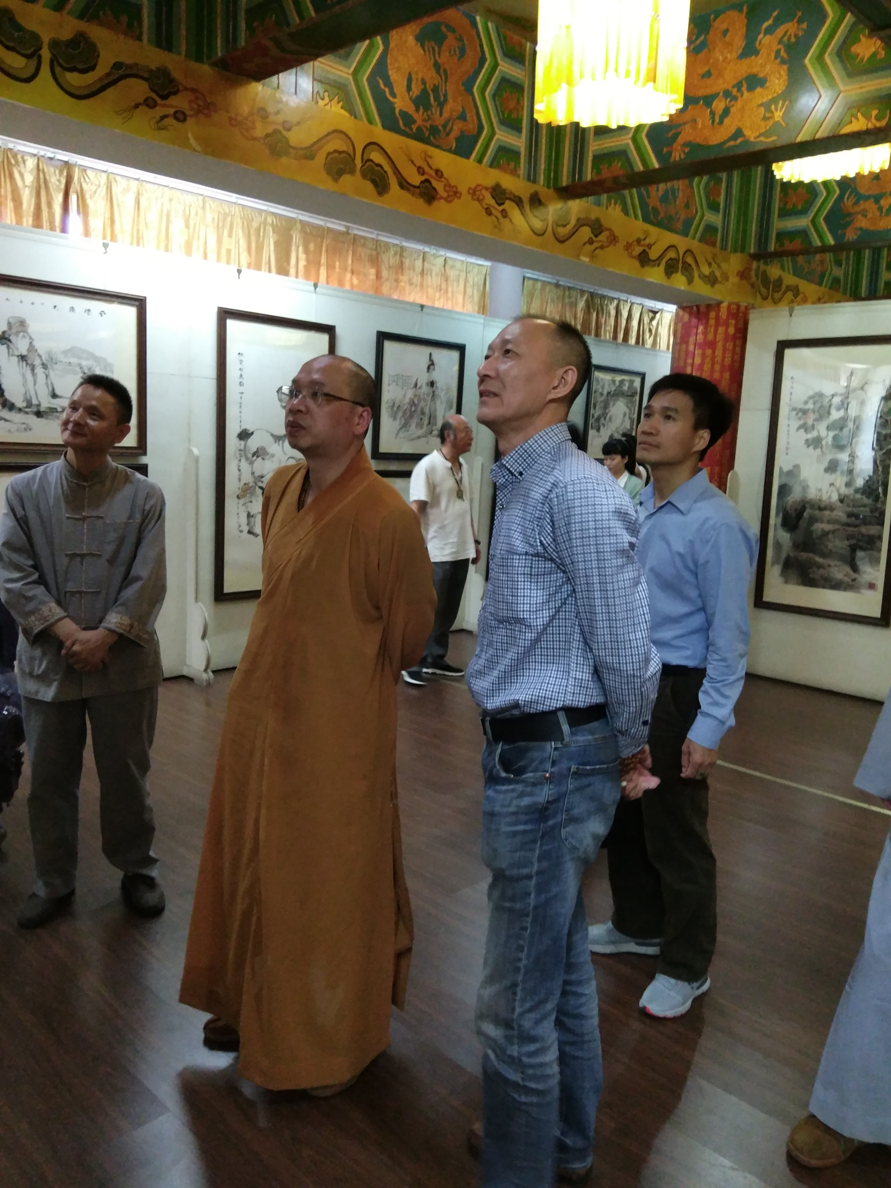 广东云门寺参访团莅临重庆华岩寺交流访问