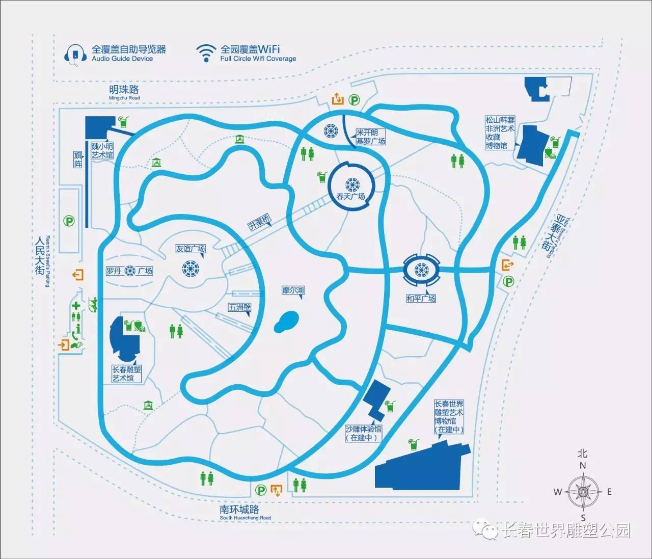 北京国际雕塑公园地图图片