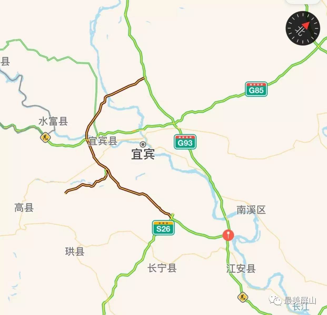 宜宾市新屏山规划地图图片