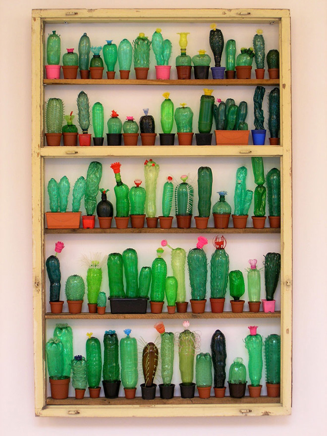 环保大创意大艺术饮料塑料瓶艺术作品欣赏