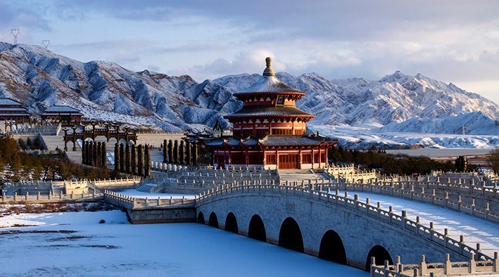 青铜峡金沙湾旅游区图片