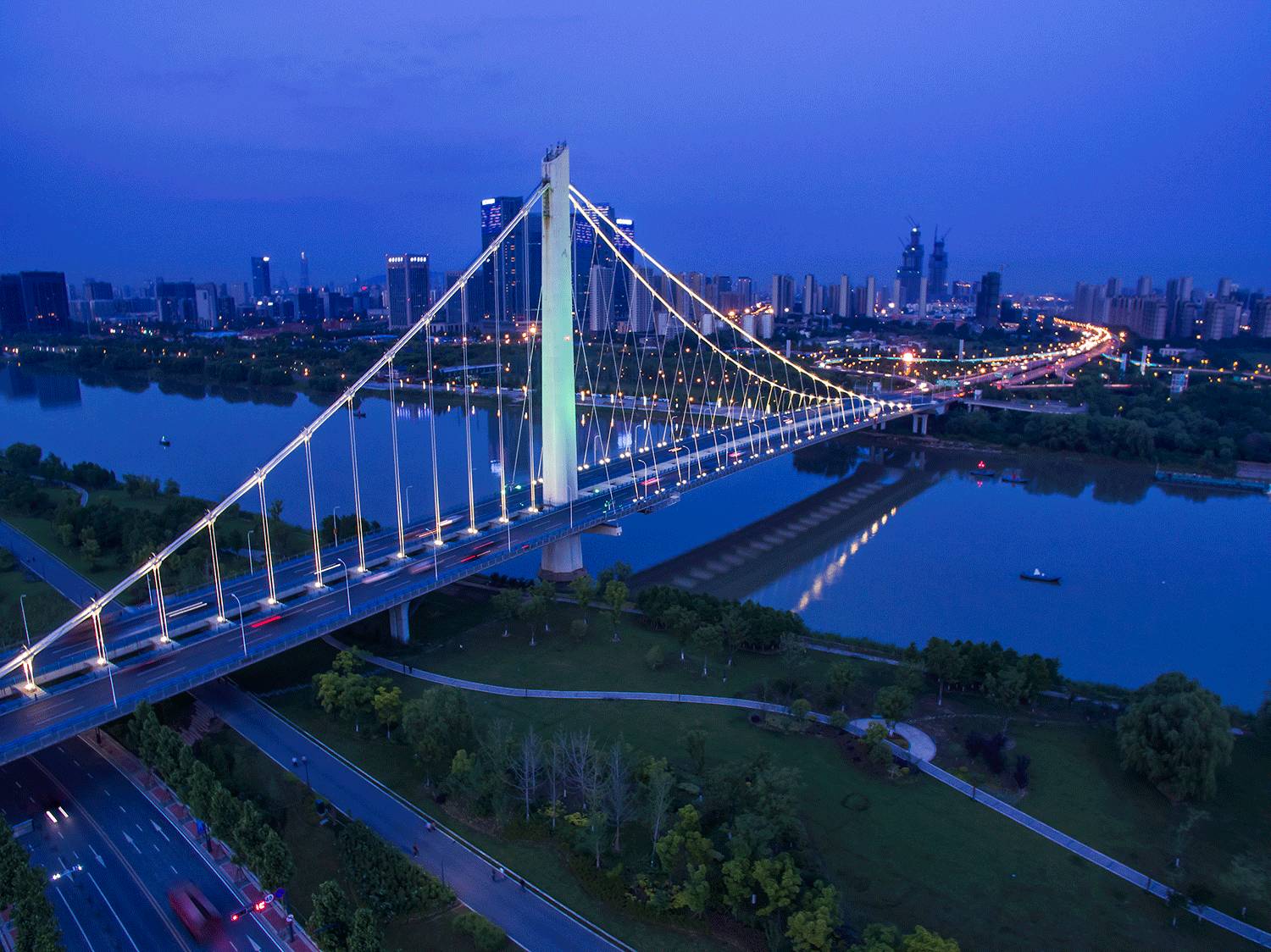 南京夹江大桥图片