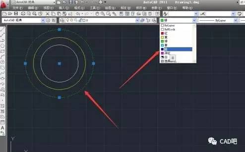 cad怎樣修改圖形線條的顏色