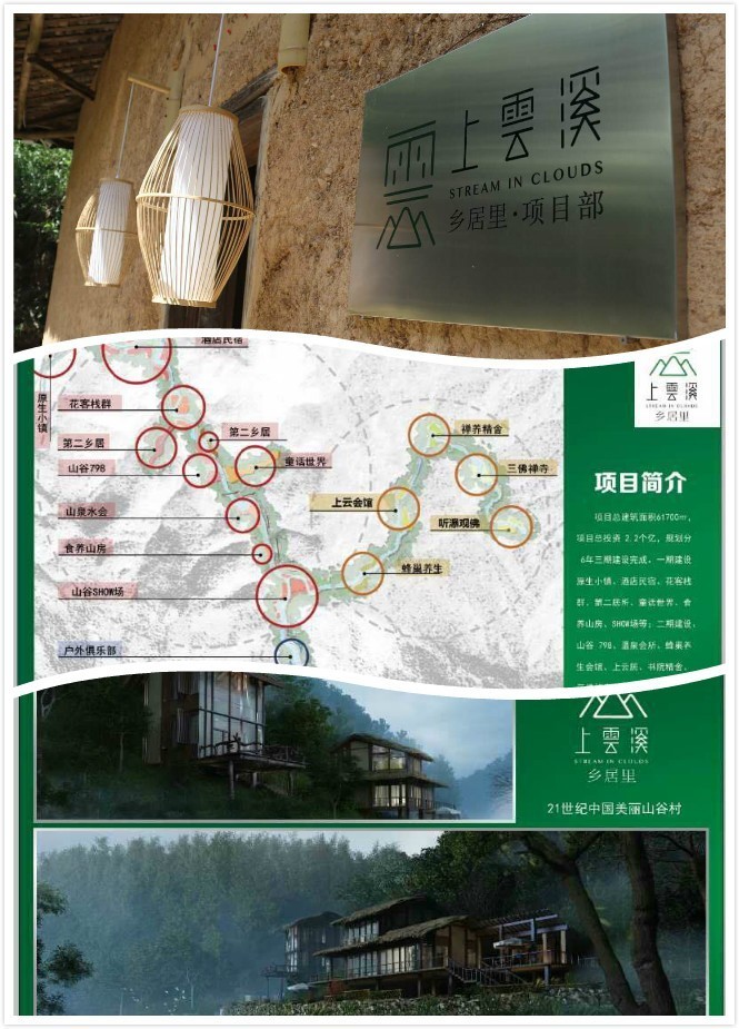 ▼在上云溪67 鄉居里旅遊度假村項目基地進行調研▼在雲峰臺青少年