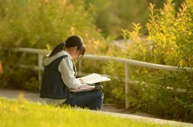 16中医5班 苏芳在窗台旁在草地上都有你读书的身影静静地在书中品尝着