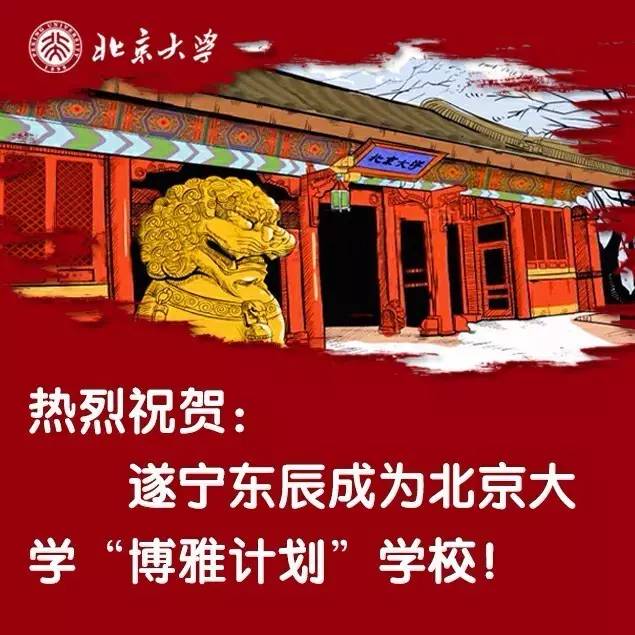 特大喜讯 热烈祝贺遂宁东辰成为清华领军计划,北大博雅计划学校