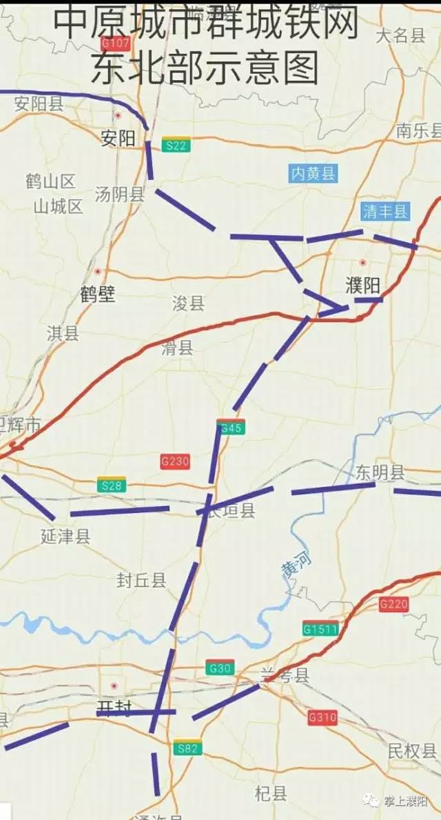 【曝光】濮阳高铁未来规划曝光,多条线路过濮阳!