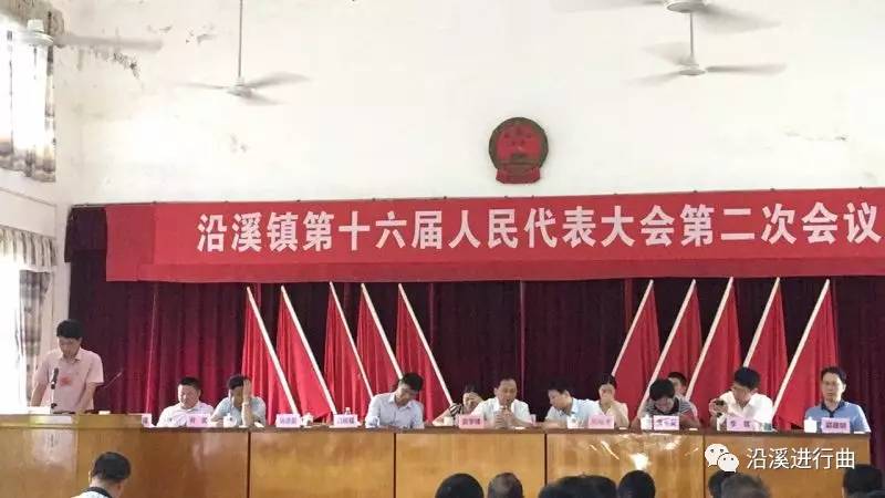 沿溪镇第十六届人民代表大会第二次会议顺利召开