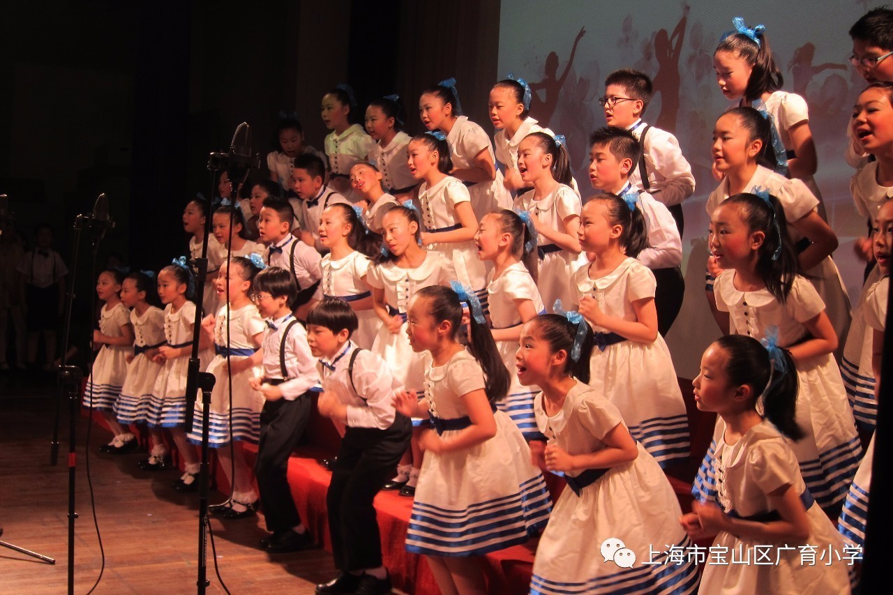 春风沉醉天籁童声广育小学合唱团参加区学生艺术节合唱比赛