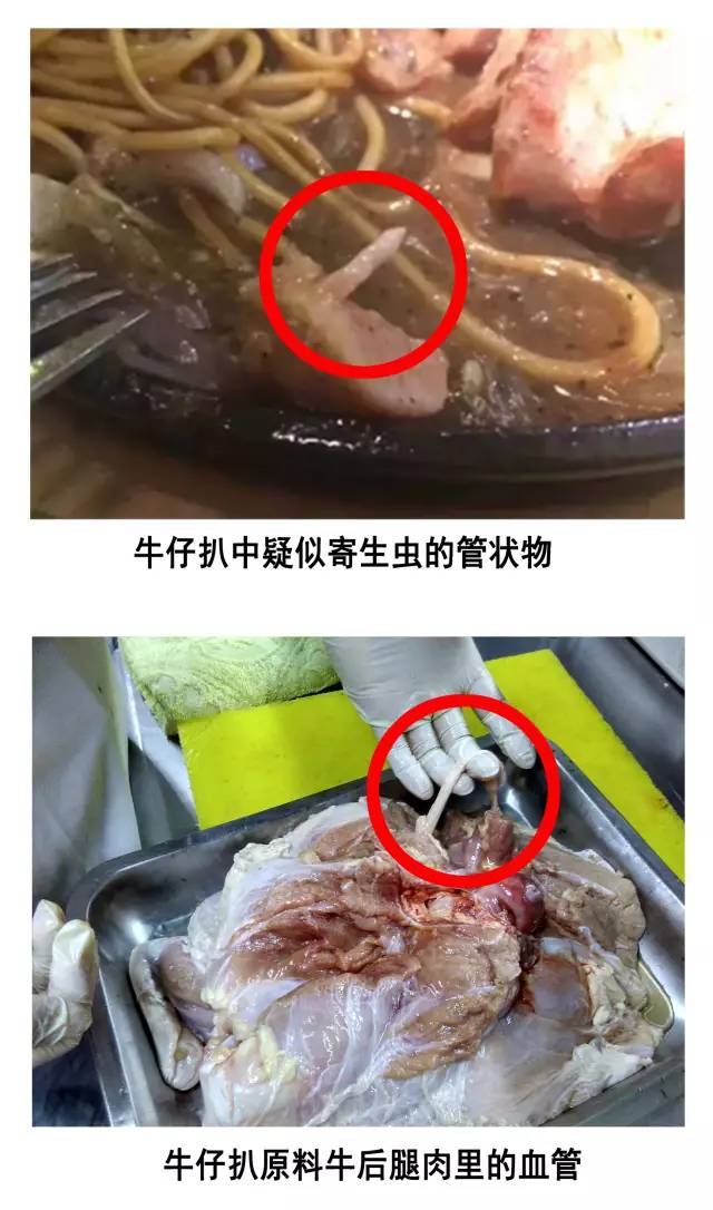 牛排肉有白色管状图片图片