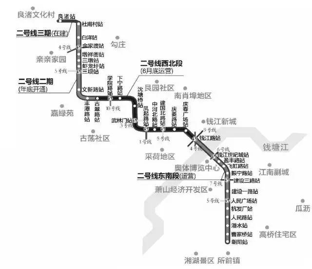 杭州地铁三期10条线路已全部批前公示,哪些站点有改动?