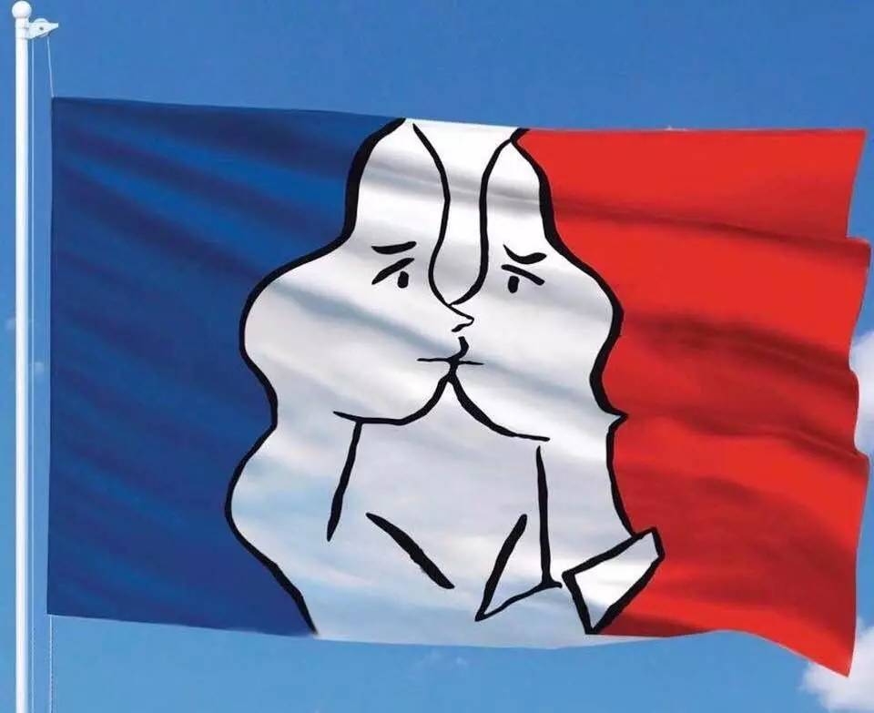 法国国旗梗图图片