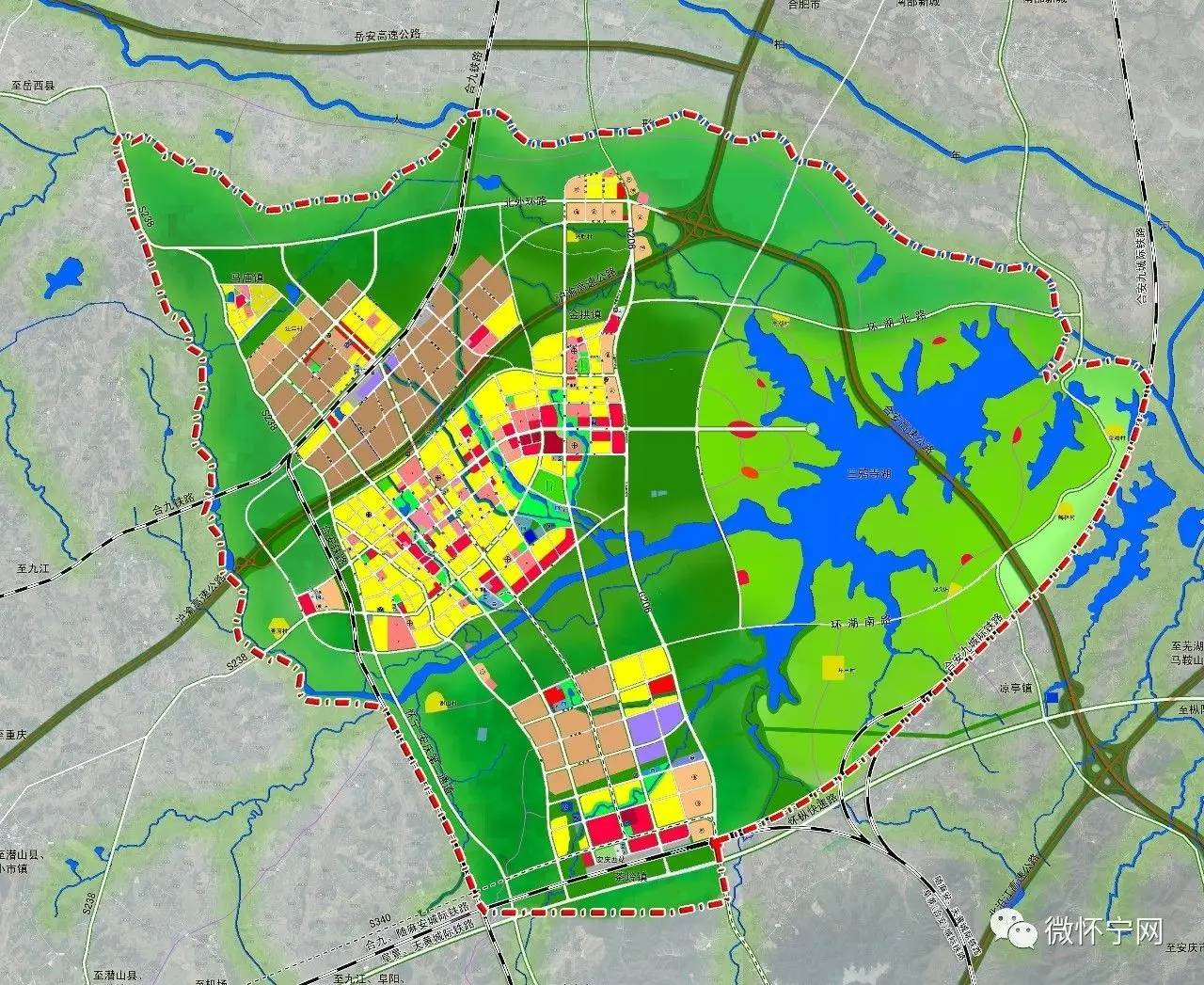 安慶市城市總體規劃2009年-2030年