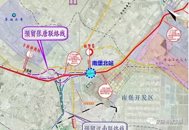 唐曹铁路东延至京唐港图片