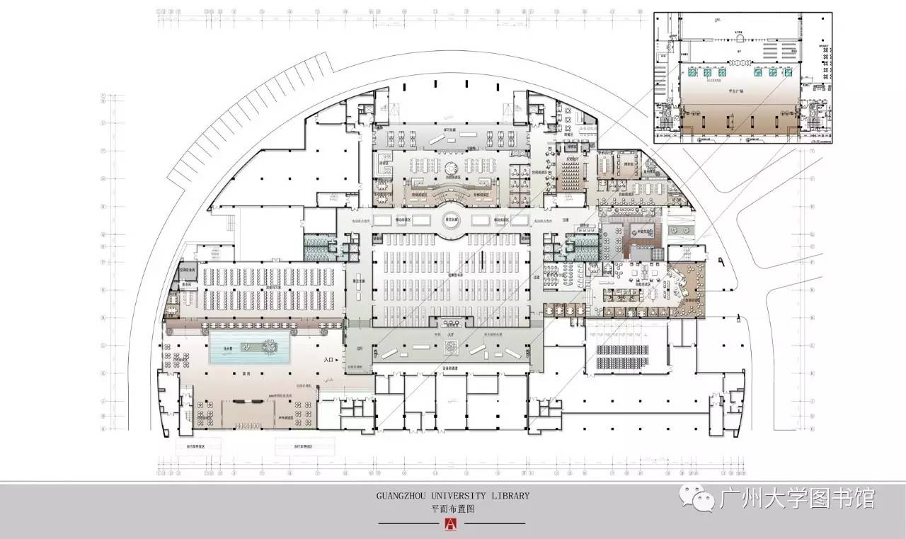 广州图书馆平面图图片