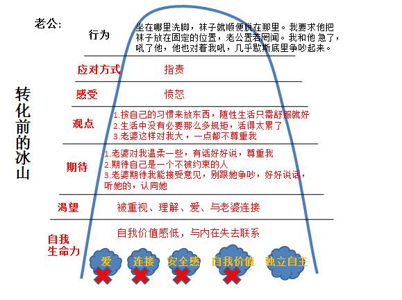 自己的冰山图例子图片