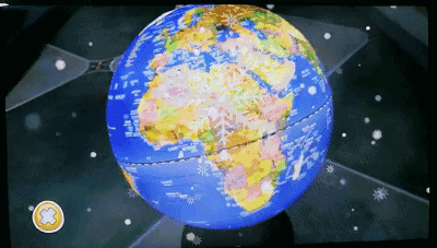 转动的地球仪动图图片
