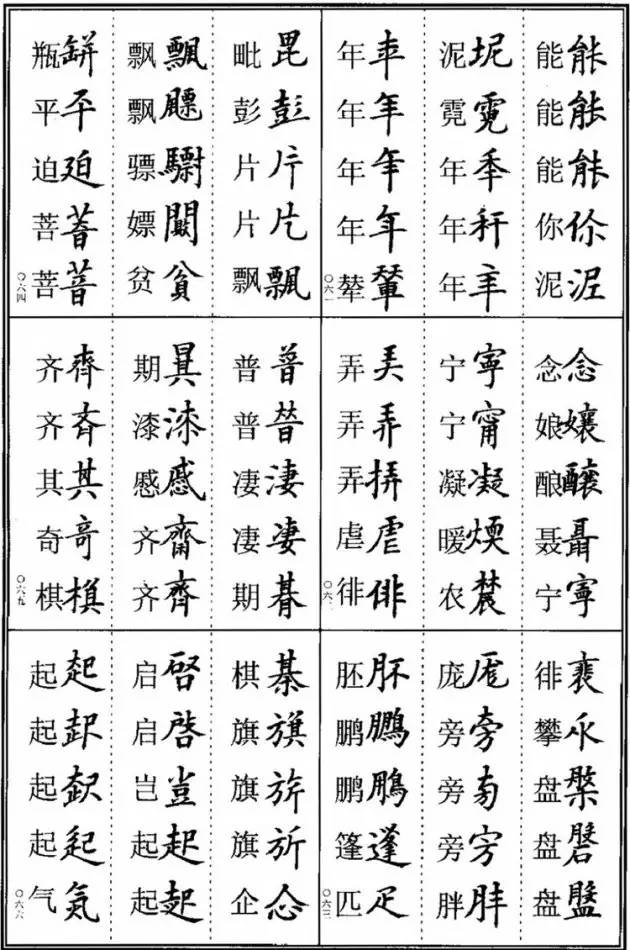 莫把异体当错字(附500异体字表)