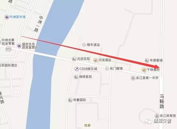 贵溪余信贵大道线路图图片