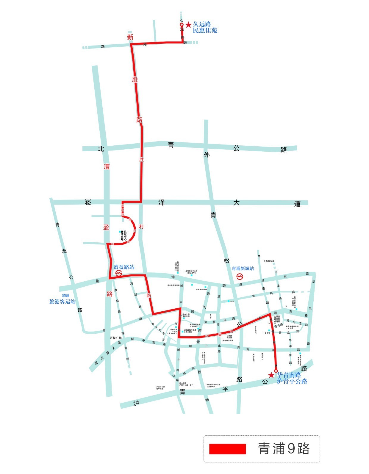 青浦17路公交车路线图图片