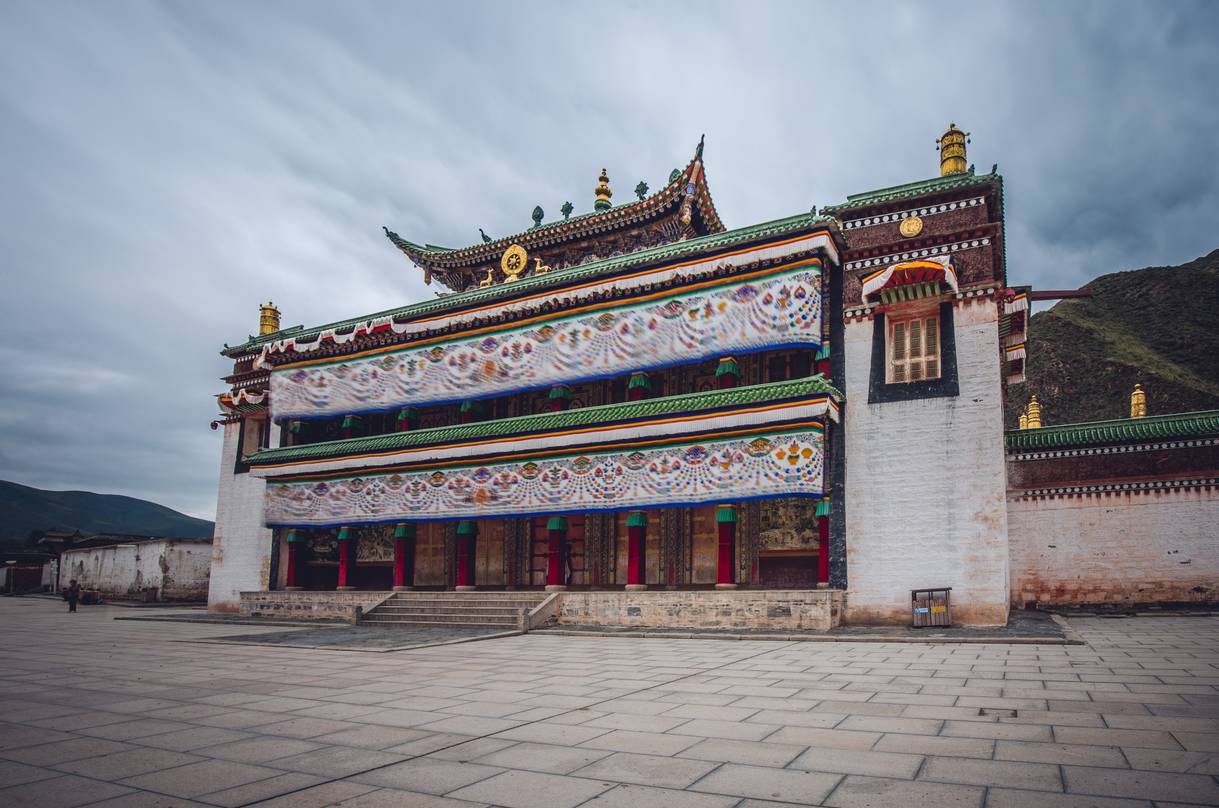 兰州藏传佛教寺院图片
