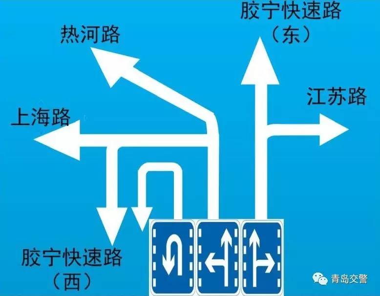 诱导标志最后再叮嘱一遍:马路牙子刷了黄漆不能停车,碰到黄色实线临时