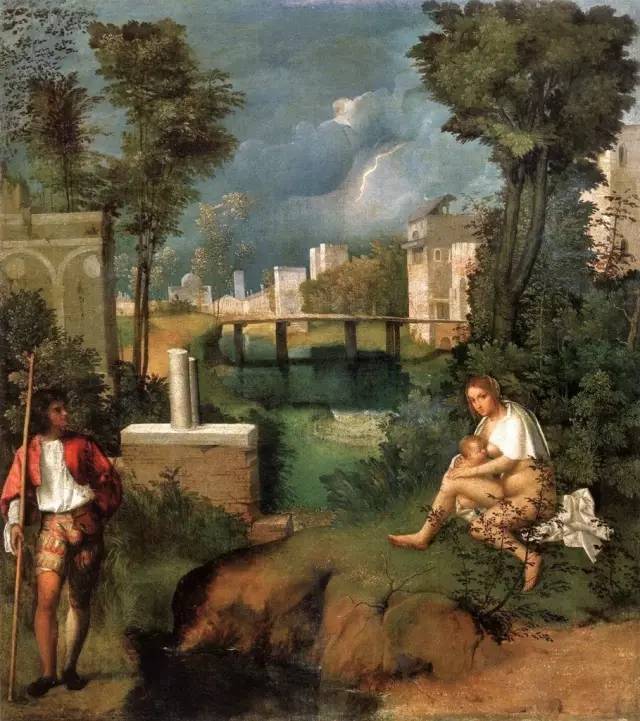 乔尔乔内富有艺术感和想象力,充满着诗意的忧郁,是威尼斯绘画代表