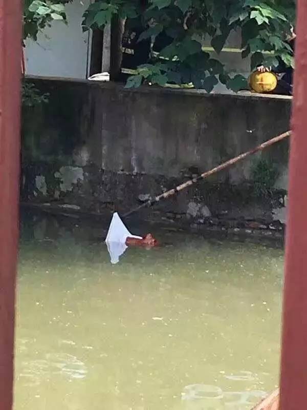 常熟招商城桑圆新村附近河道发现一具浮尸.