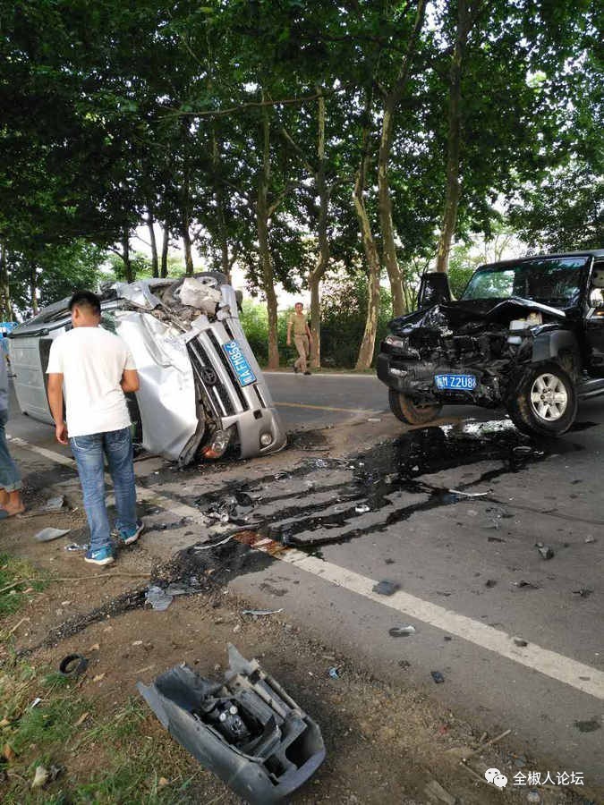 6月13日全椒3起交通事故:襄河大橋車禍2人被撞 ‖江海西苑大門外路段