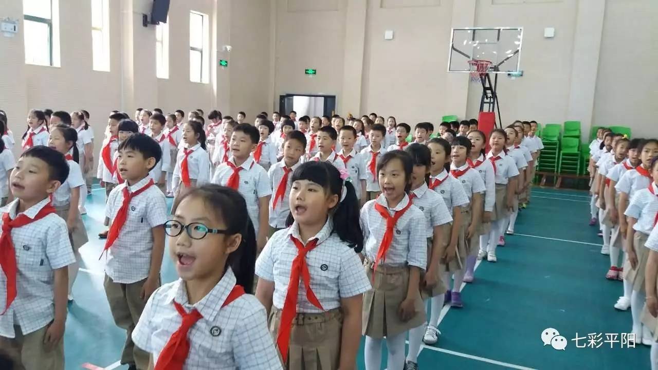 我是向上向善好少年—2017平阳小学少先队入队仪式