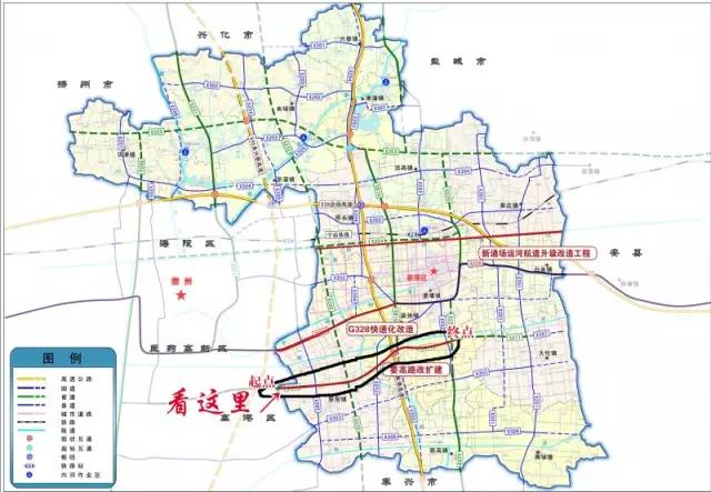 姜堰交通以后乘坐高铁更方便了姜高路拓宽改造工程启动搬迁下半年开工